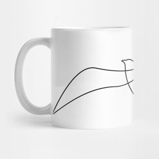 Seagull - one line art Mug